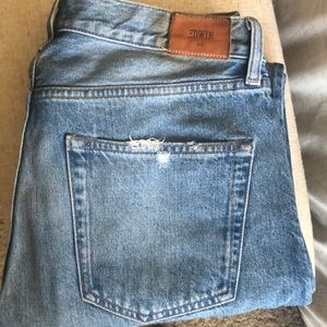 Edwin straight leg jeans size 27 button fly.